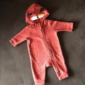 Old Navy Fox One Piece 0-3 mos